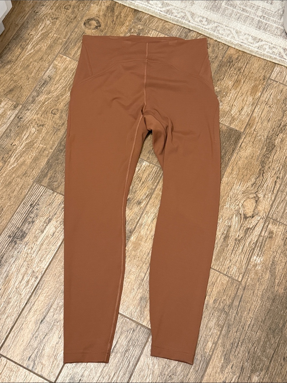 Lululemon InStill High-Rise Tight legging, color is Ancient copper 12